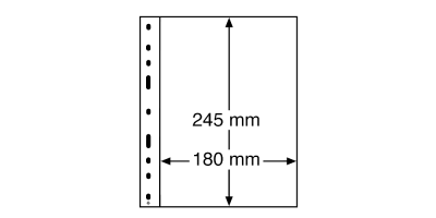 OPTIMA 1C átlátszó albumlapok bankjegyekhez, érmeszettekhez