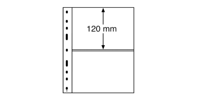 OPTIMA 2C átlátszó albumlapok nagy bankjegyekhez