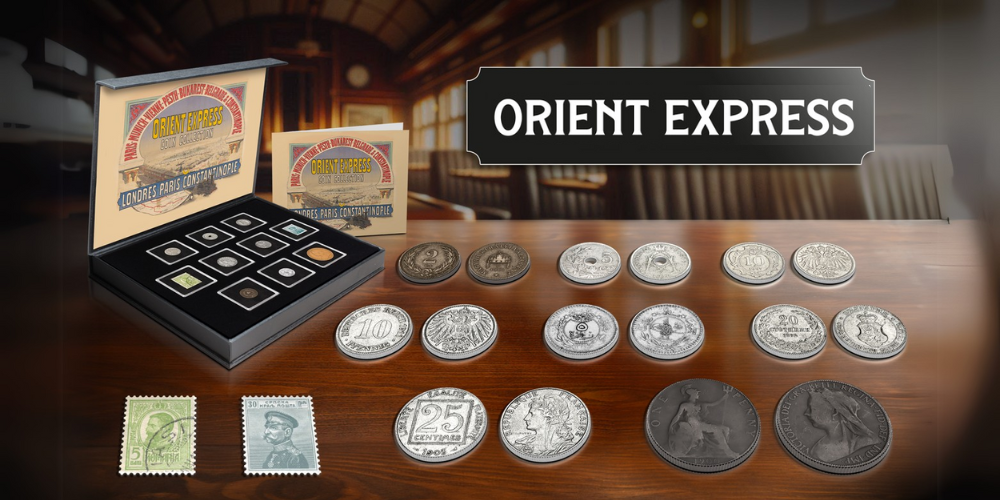 Magyar Éremkibocsátó Kft. - Az Orient expressz érmeszett bélyegekkel 