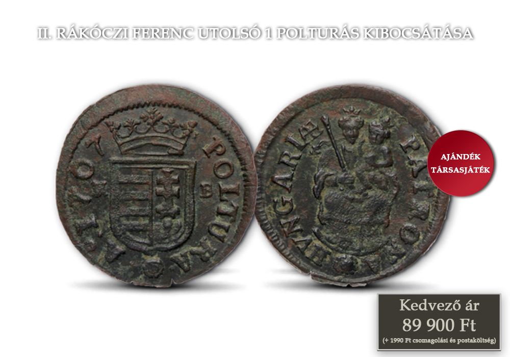 Eredeti, t&ouml;bb mint 300 &eacute;ves szabads&aacute;gharc kori p&eacute;nz&eacute;rme