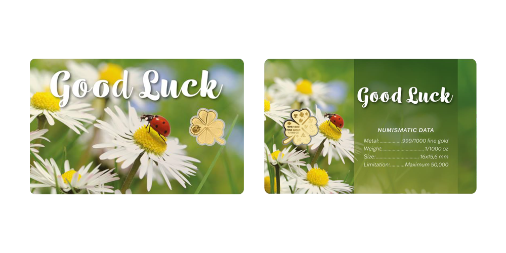 Magyar Éremkibocsátó Kft. - Sok szerencsét színarany érem kártyában