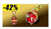 Magyar Éremkibocsátó Kft. - Swarovski kristályokkal díszített Fabergé medál