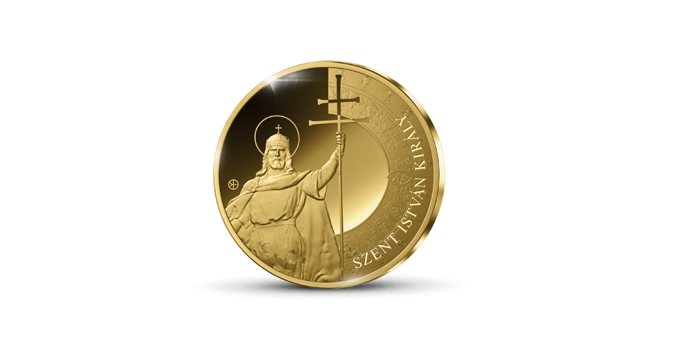 Magyar Éremkibocsátó Kft. - Szent István király színarany érem