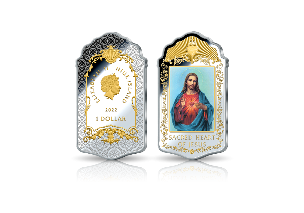 Magyar Éremkibocsátó Kft.-Szent Szívek ezüst érmeszett