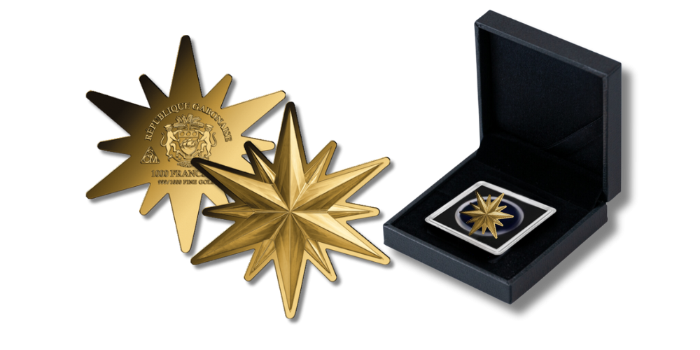 Magyar Éremkibocsátó Kft. - Színarany Csillag alakú érme 