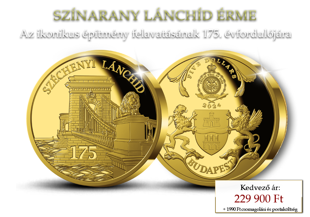 Színarany érme az ikonikus építmény 175. évfordulójára!