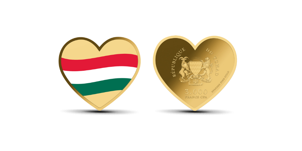 Magyar Éremkibocsátó Kft. - Színarany Magyar szív érme 