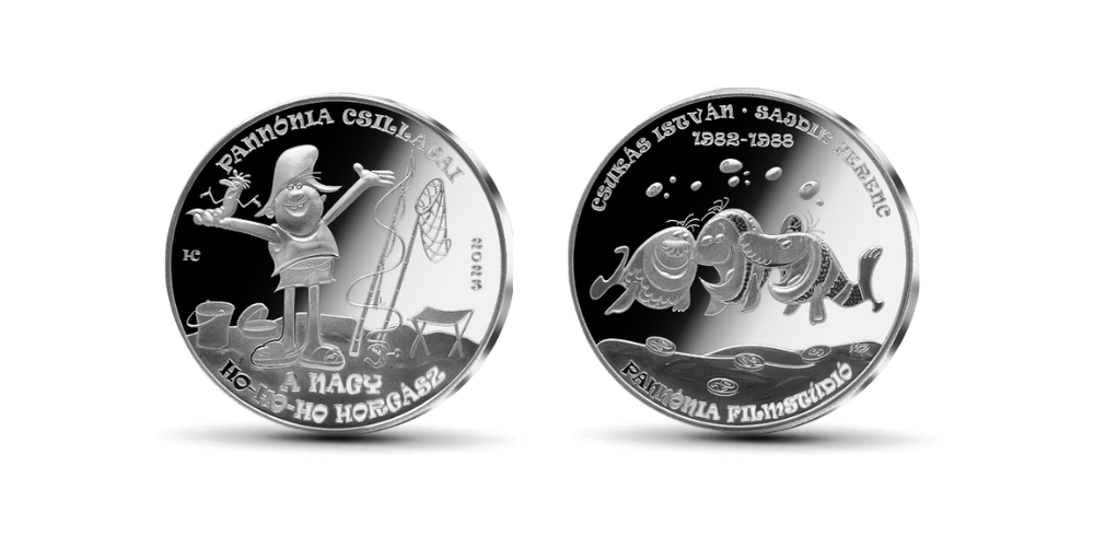 Magyar Éremkibocsátó Kft. -  Színezüsttel bevont A Nagy Ho-Ho-Ho Horgász érem