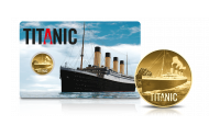 Magyar Éremkibocsátó Kft. - Titanic színarany érme érmetartó kártyában 