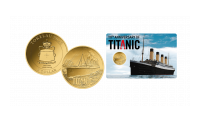 Magyar Éremkibocsátó Kft. - Titanic színarany érme érmetartó kártyában 