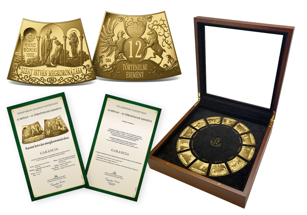  Magyar Éremkibocsátó Kft. - 12 hónap - 12 történelmi esemény