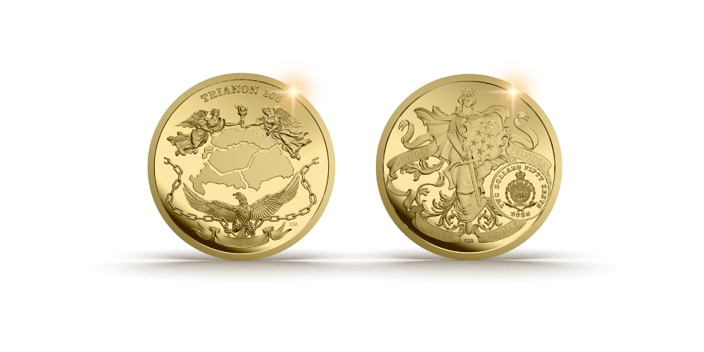 Magyar Éremkibocsátó Kft. - Trianon színarany érme