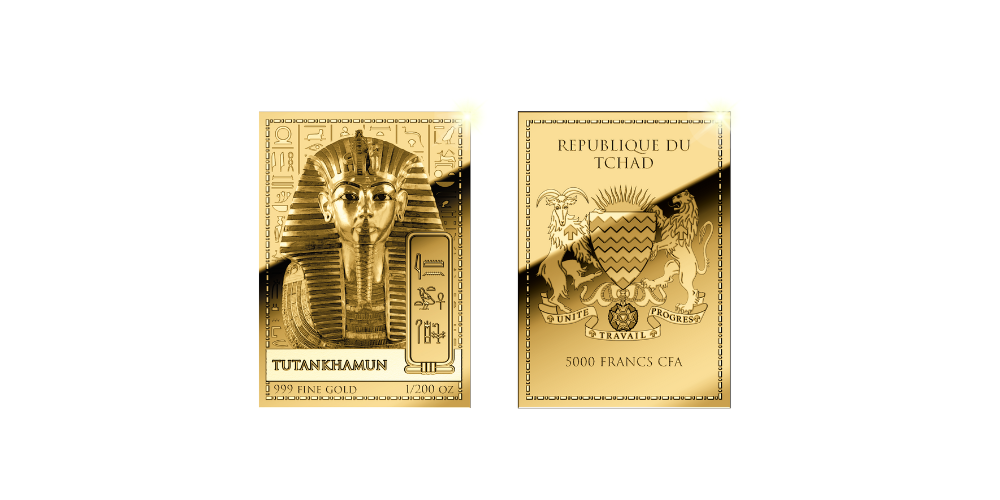 Magyar Éremkibocsátó Kft. -  Színarany Tutanhamon fáraó érme
