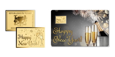 Újévi színarany érme