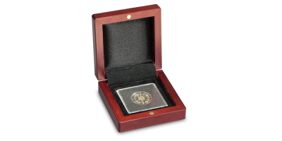 VOLTERRA fa érmetartó díszdoboz 1 db QUADRUM  kapszulához