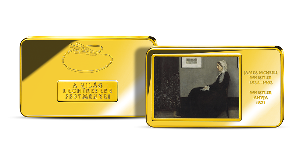 Magyar Éremkibocsátó Kft. - Színarannyal bevont Whistler anyja érem Magyar Éremkibocsátó Kft. - Színarannyal bevont Whistler anyja érem