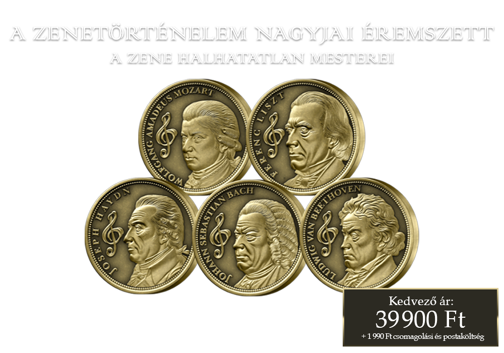 A legismertebb klasszikus zeneszerzők &ndash; halhatatlann&aacute; v&aacute;lva egy k&uuml;l&ouml;nleges &eacute;remszettben